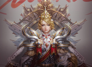 Queen, dospeh shlem, girl, fantasy HD wallpaper