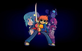 Scott Pilgrim, Movies, The game, game HD wallpaper
