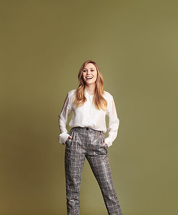 Elizabeth Olsen, 2019, actress, portrait HD phone wallpaper