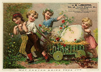 :), egg, children, boy, girl, easter, card, copil, child, vintage HD wallpaper
