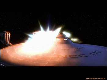 Direct Hit, enterprise, trek, trek movies, star trek iii, star trek battle HD wallpaper