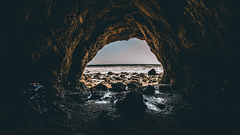 Cave , cave, nature HD wallpaper