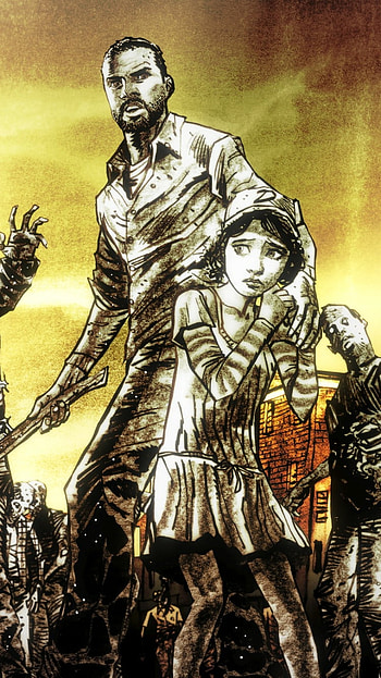 Lee And Clem, Clementine (The Walking Dead), video game, The Walking Dead: The Final Season HD phone wallpaper