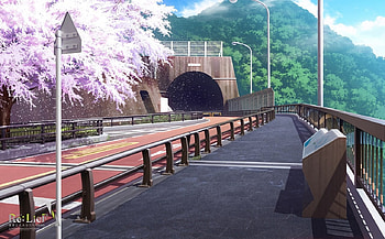 Spring Day, scenery, anime, cg, sakura, game, nature, spring, manga HD wallpaper