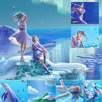 collage, kagaya, fantasy, art HD wallpaper