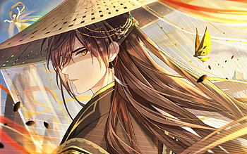Zhongli, , abstract art, Genshin Impact, protagonist, Genshin Impact characters, manga, Zhongli Genshin Impact HD wallpaper