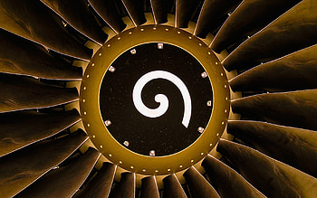 Boeing engine, jet, closeup, aircraft, engine, blades, fan HD wallpaper