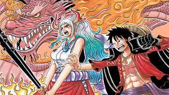 Kozuki Momonosuke Monkey D. Luffy Yamato One Piece HD wallpaper