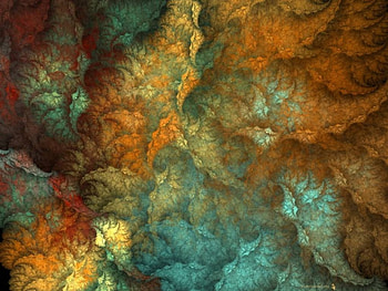 Marbled Fractal, fractal, marbled colours HD wallpaper