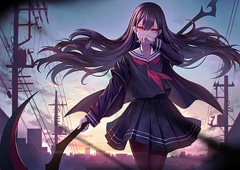 Anime Original, girl, Anime, art, Original HD wallpaper