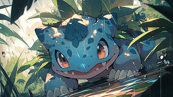 Ivysaur Pokémon | Charming Ivysaur Background, Ivysaur (Pokémon), Anime, Pokemon HD wallpaper