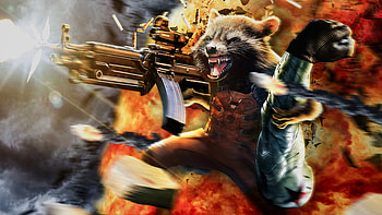 Guardians of the Galaxy, Rocket Raccoon , U TV, Epic superhero action HD wallpaper