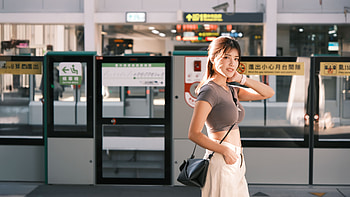 Asian, Woman HD wallpaper