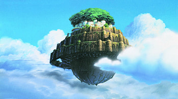 Laputa: Castle in the Sky, , Enchanting castle, Breathtaking scenery HD wallpaper