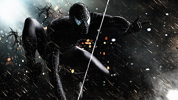 Black Spider-Man, Superhero , , Powerful character HD wallpaper
