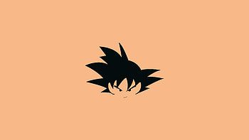 Goku Flat Minimal , goku, anime, artist, artwork, digital-art, minimalism, minimalist HD wallpaper