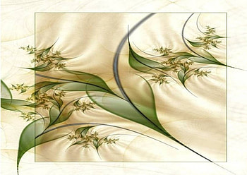 Green Leaf, marbled, green leaves, frame HD wallpaper