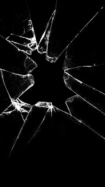 Mobile Glass Broken, Black Screen, Broken, black, mobile screen HD phone wallpaper