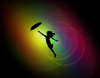Dreaming Away, len flares, dreams, , magical, world, colours, flying HD wallpaper