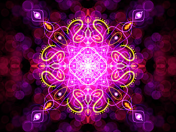 Abstract, Lines, Fractal, Glow, Confused, Intricate HD wallpaper