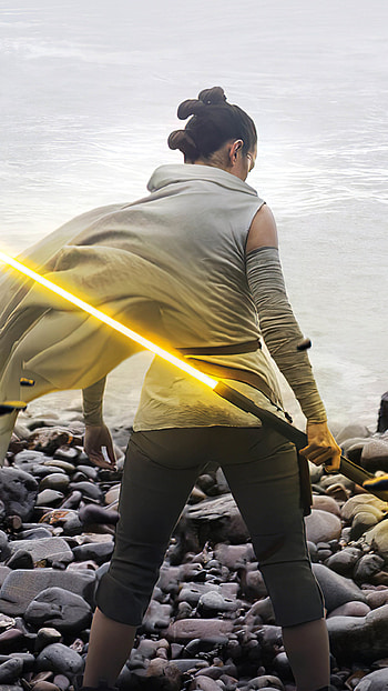 Rey (Star Wars), Mobile , Star Wars , Sci-fi adventure HD phone wallpaper
