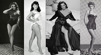Classic Beauty, Bettie Oage, Bettie Page, Julie Newmar, Jane Russell, Allison Hayes HD wallpaper