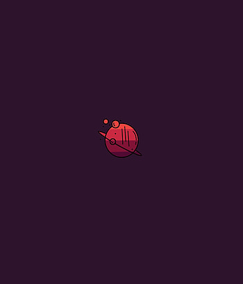 Minimal, planet, red HD phone wallpaper