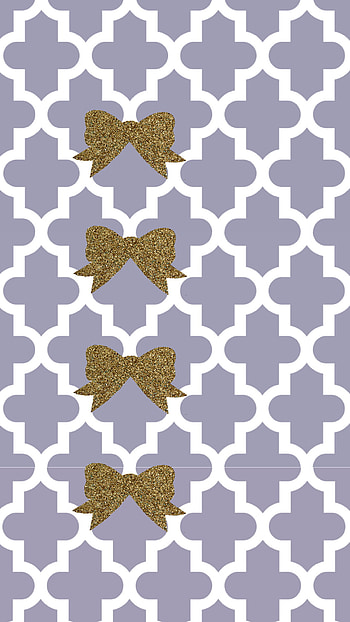 Plum gray and gold glitter bow preppy tech . Backgrounds BackgroundsCute ... HD phone wallpaper