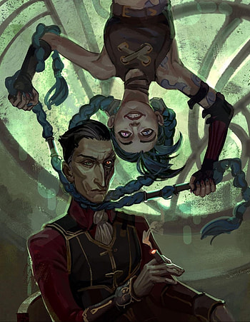 Jinx and Silco, jinx, fictional character, arcane HD phone wallpaper