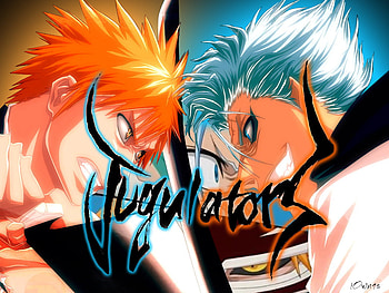 kurosaki VS grimmjow, bleach, ichigo, bankai, anime, espada HD wallpaper