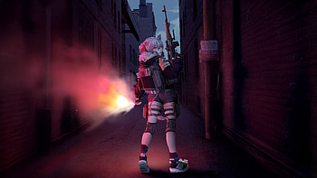 Shadow Strike Alleyway Assassin, artist, artwork, art, digital-art, artstation HD wallpaper