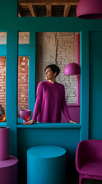Vibrant Mom Moments: A Stylish , interior design HD phone wallpaper