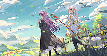 Frieren Beyond Journey's End, Anime, Frieren: Beyond Journey's End, Frieren (Frieren: Beyond Journey's End) HD wallpaper
