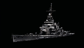 Battleship : Majestic Warship in Dramatic Black Background, battleship, warship, navy, military, ship HD wallpaper