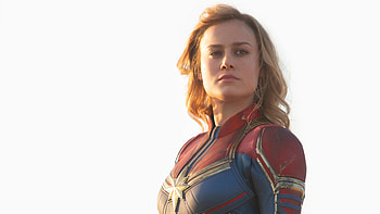 Brie Larson, Captain Marvel, Ultra , Background HD wallpaper