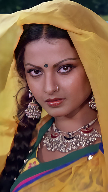 Rekha, bollywood actress, , vintage HD phone wallpaper
