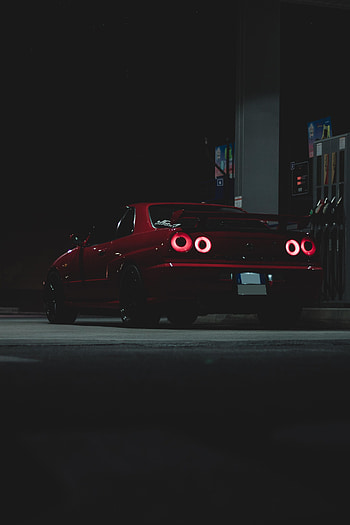 Sports, Cars, Dark, Car, Machine, Sports Car, Back View, Rear View HD phone wallpaper