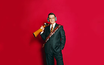 Stephen Colbert , background, Celebrity ry, Sports crossover HD wallpaper