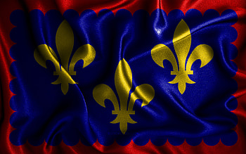 Berry flag, , silk wavy flags, french provinces, Flag of Berry, fabric flags, Day of Berry, 3D art, Berry, Europe, Provinces of France, Berry 3D flag, France HD wallpaper