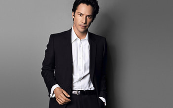Keanu Reeves, Male Celebrity, Black and White, Hollywood Icon HD wallpaper