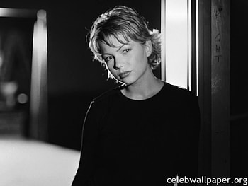 Michelle Williams, blond, black and white, actress, hair, female HD wallpaper
