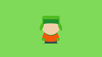 Kyle broflovski, south park, tv show, minimal HD wallpaper