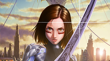 Alita Battle Angel Illustration , alita-battle-angel, 2019-movies, movies, illustration HD wallpaper