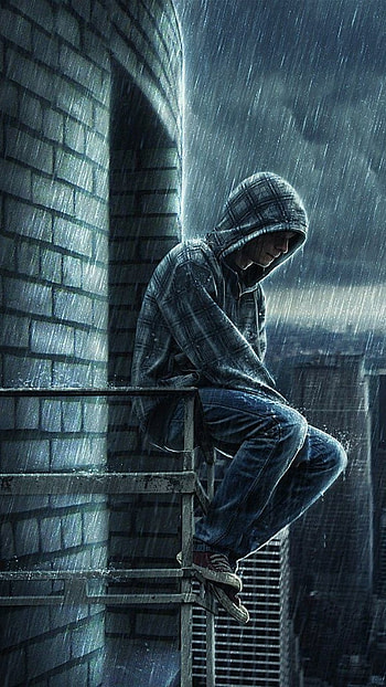 Single, Rain HD phone wallpaper
