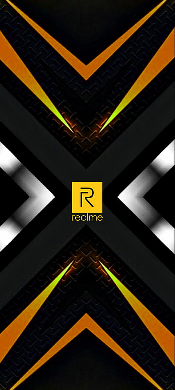 Realme X effect, xiaomi, pantalla, samsung, amarillo, logo, fondos HD phone wallpaper
