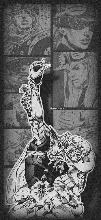 Gyro Zeppeli, GyroZeppeli, jojos, SteelBallRun, manga, anime, jojomanga HD phone wallpaper