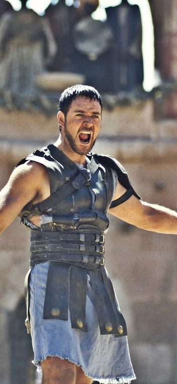 Gladiator, Striking , Roman epic, Thrilling action HD phone wallpaper