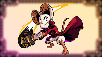 Minna the Hollower — : Mouse Warrior, Video Game, Hammer, Cloak, Cartoon HD wallpaper