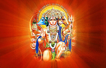 Panchmukhi Hanuman HD wallpaper