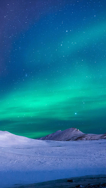 Aurora borealis, Northern lights spectacle, Glacial magic, Celestial beauty HD phone wallpaper
